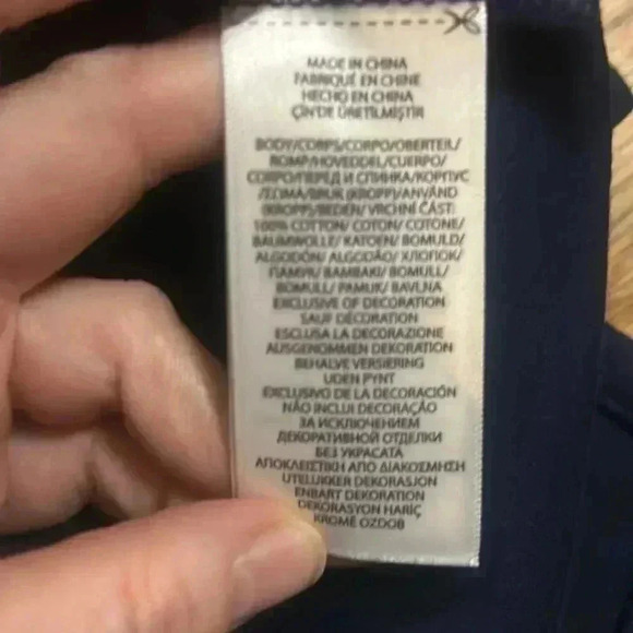 Polo Ralph Lauren classic fit, navy soft polo,‎ white logo in a men’s 4XL TALL - Picture 4 of 7